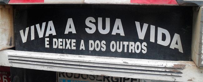 Frases de caminhoneiros encontrados nas estradas brasileiras